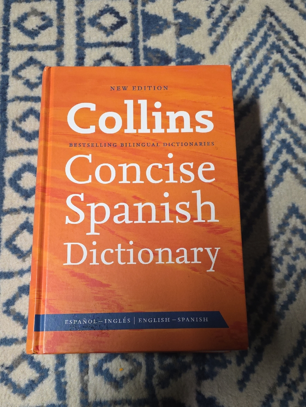 5/25$ Collins Concise Spanish Dictionary - Orange Hardcover